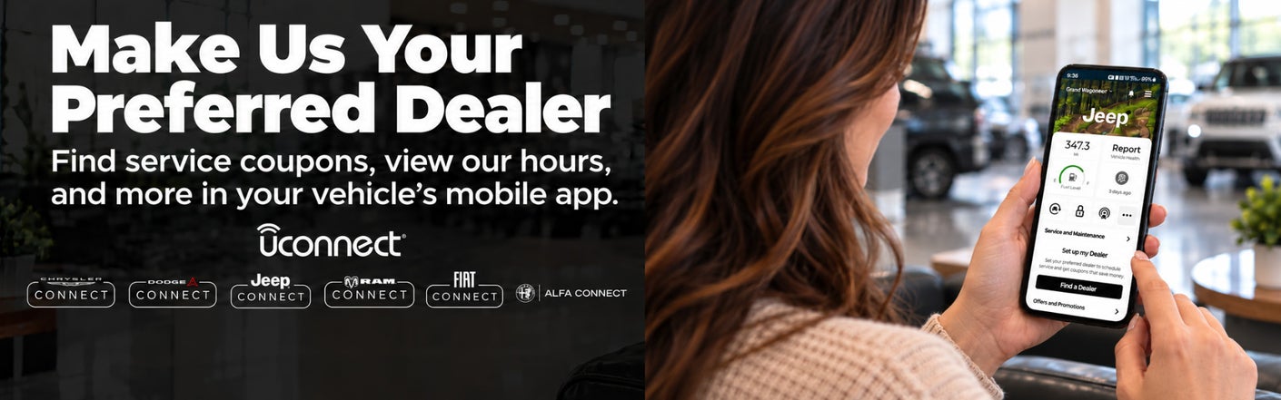 uconnect® make us your preferred dealer | Ryan CDJR Monticello in Monticello MN