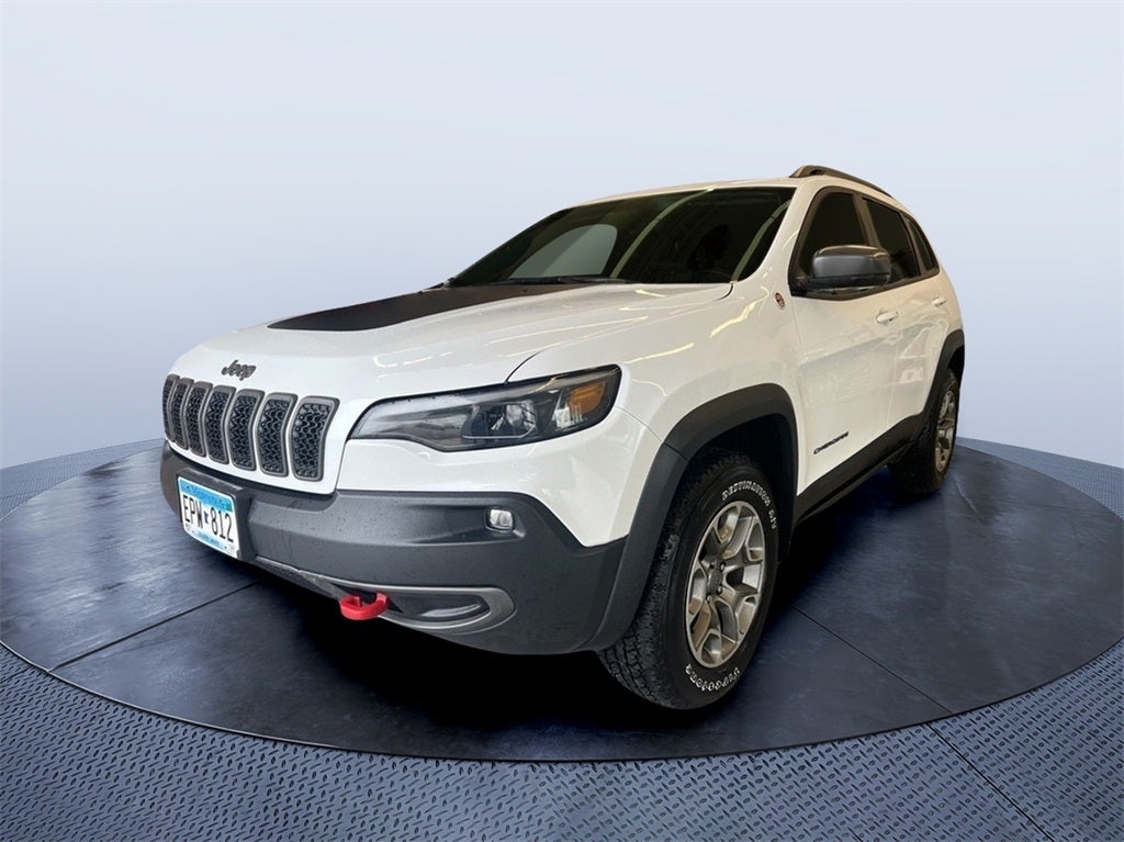 Used 2020 Jeep Cherokee Trailhawk with VIN 1C4PJMBXXLD521222 for sale in Monticello, Minnesota