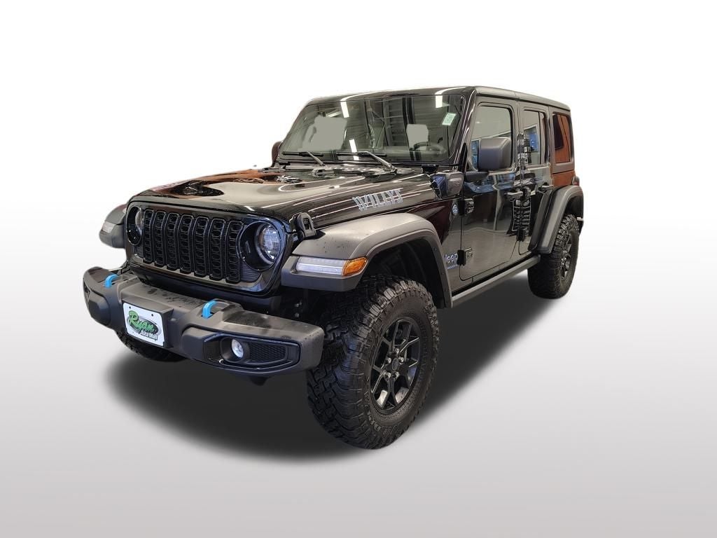 Used 2024 Jeep Wrangler 4xe Willys 4XE with VIN 1C4RJXN67RW227707 for sale in Monticello, Minnesota