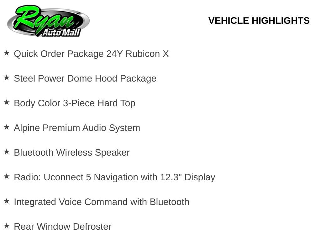2026 Jeep Gladiator Rubicon X