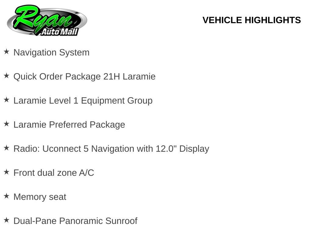2026 RAM 1500 Laramie
