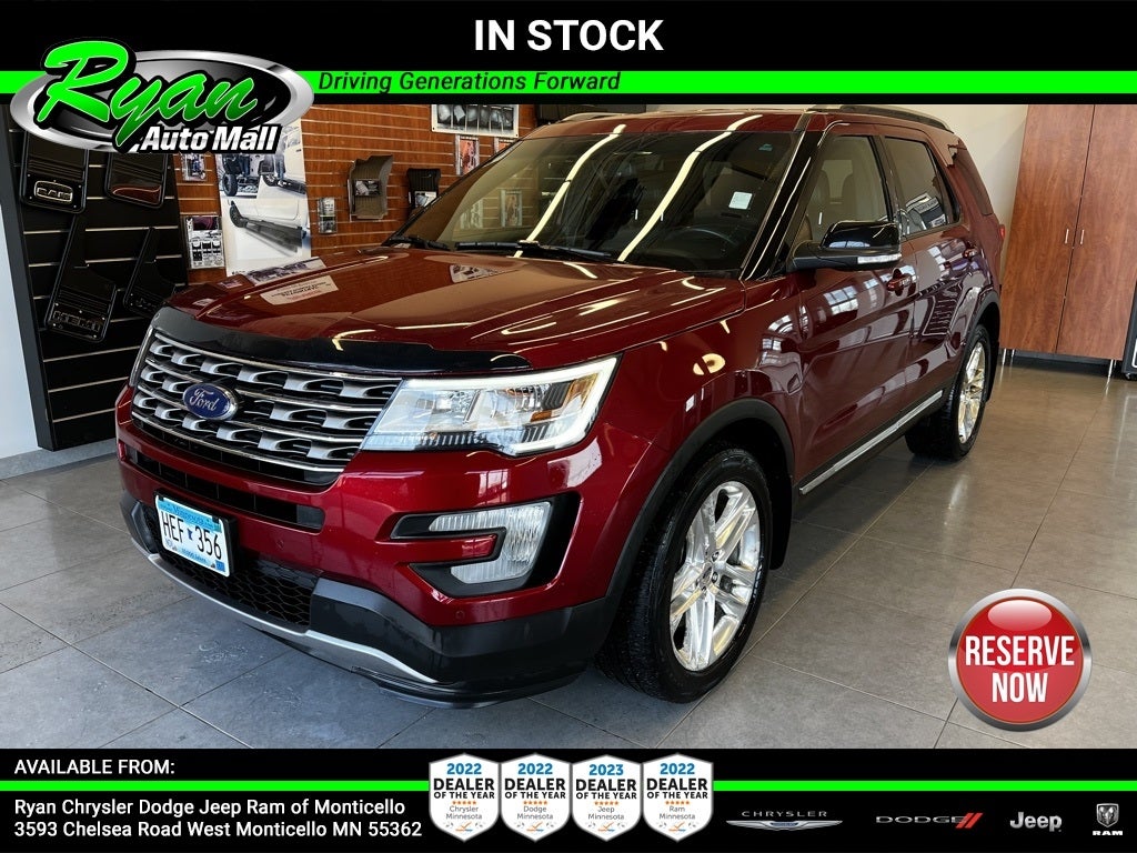 Used 2016 Ford Explorer XLT with VIN 1FM5K8D88GGB79917 for sale in Monticello, Minnesota
