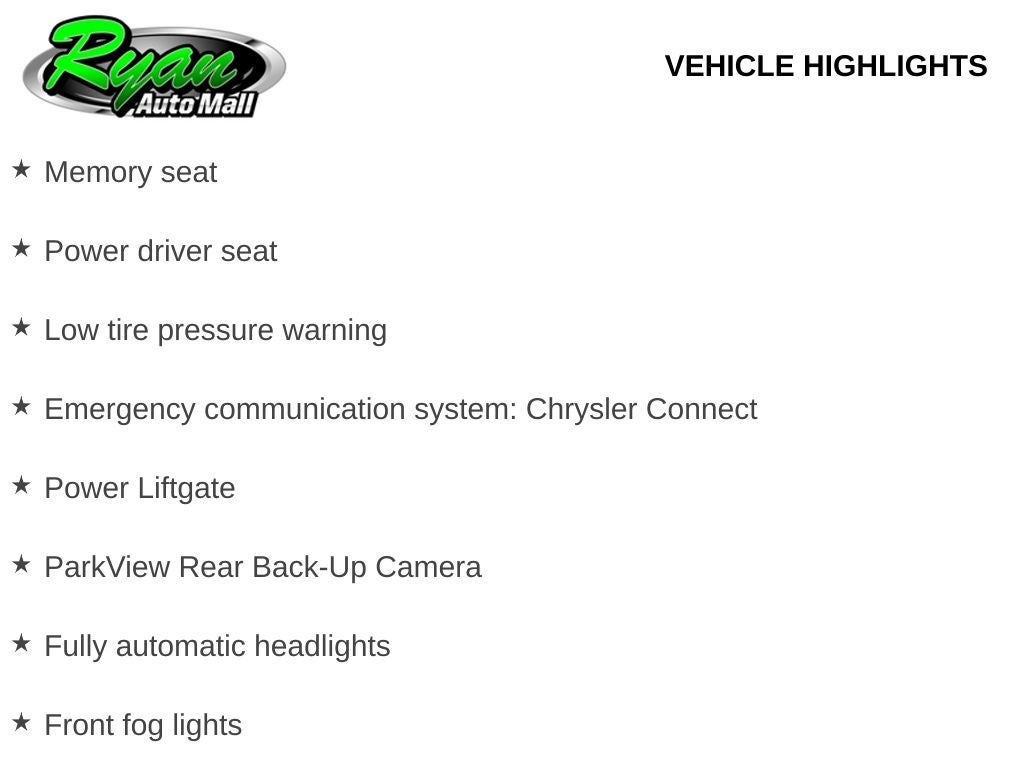 2026 Chrysler Pacifica Select