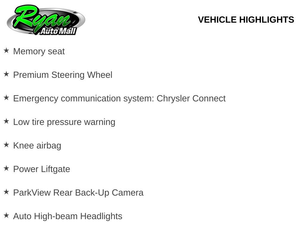 2027 Chrysler Pacifica Select America250 Edition