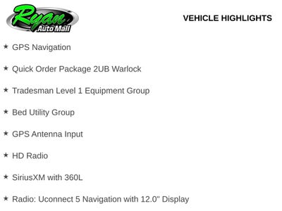 2026 RAM 2500 Warlock