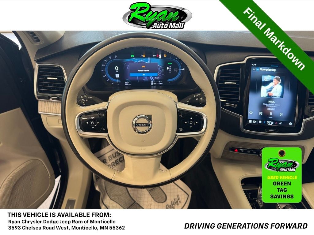 2023 Volvo XC90 Recharge Plug-In Hybrid T8 Plus Bright Theme 7 Passenger