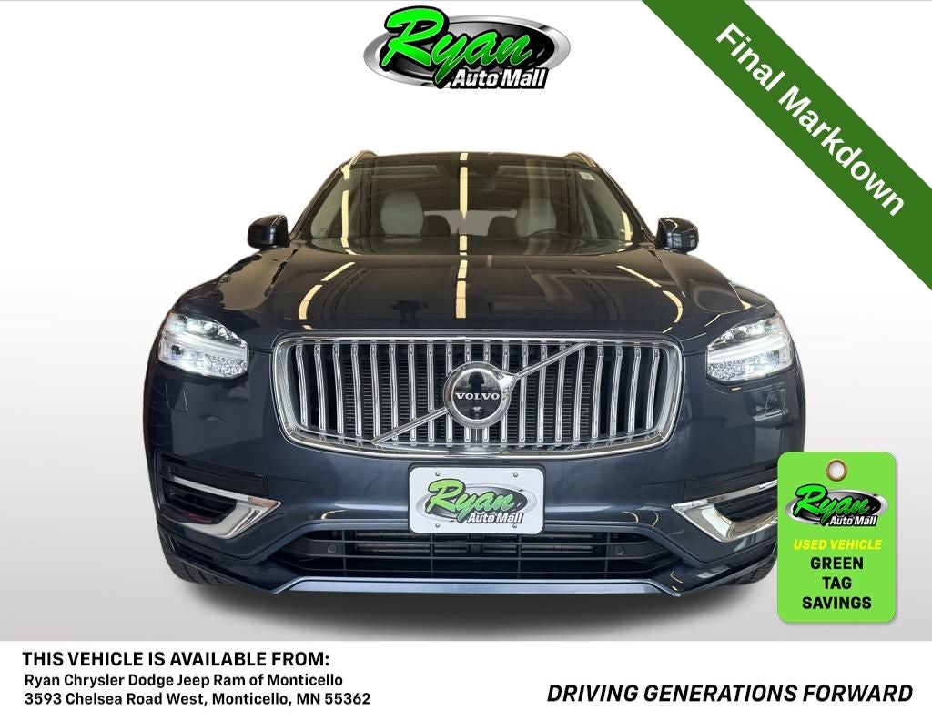 2023 Volvo XC90 Recharge Plug-In Hybrid T8 Plus Bright Theme 7 Passenger