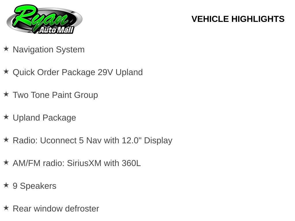 2026 Jeep Grand Wagoneer Upland