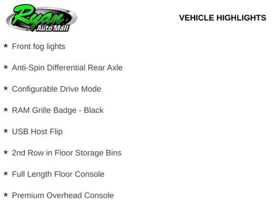 2026 RAM 1500 Big Horn/Lone Star