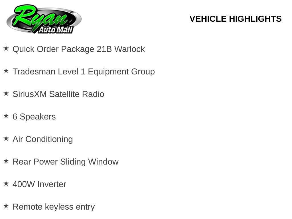 2026 RAM 1500 Warlock