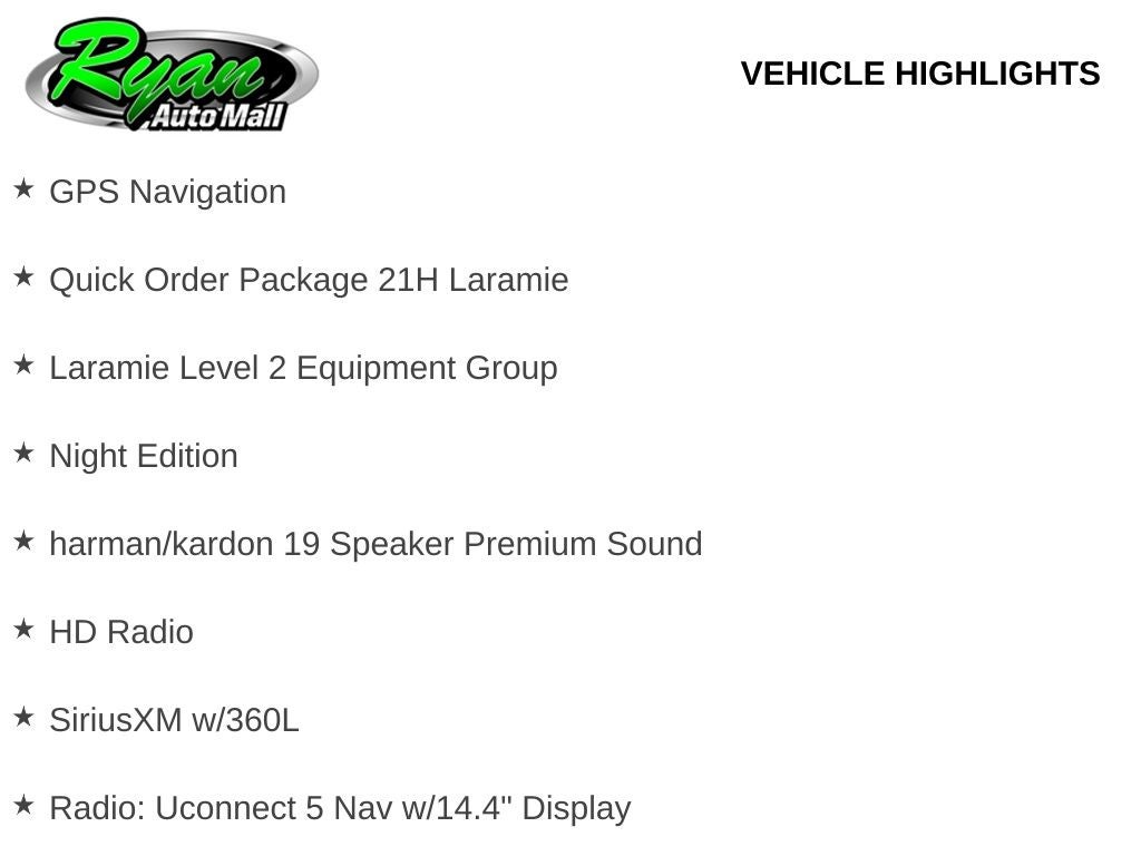 2026 RAM 1500 Laramie