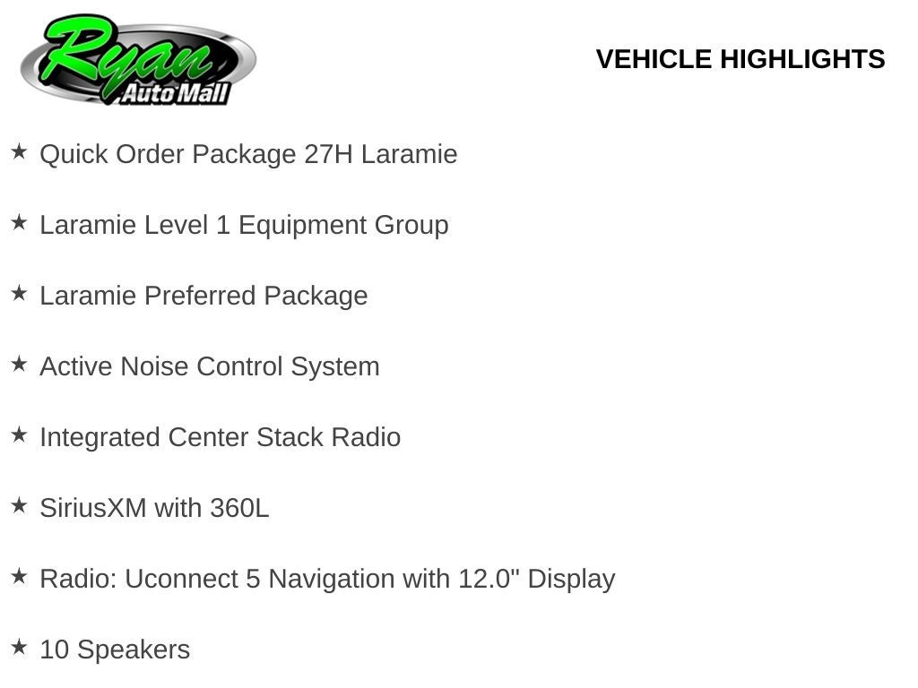 2026 RAM 1500 Laramie
