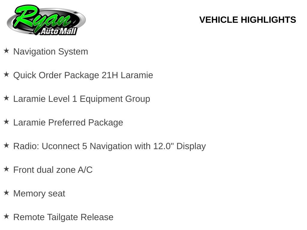 2026 RAM 1500 Laramie