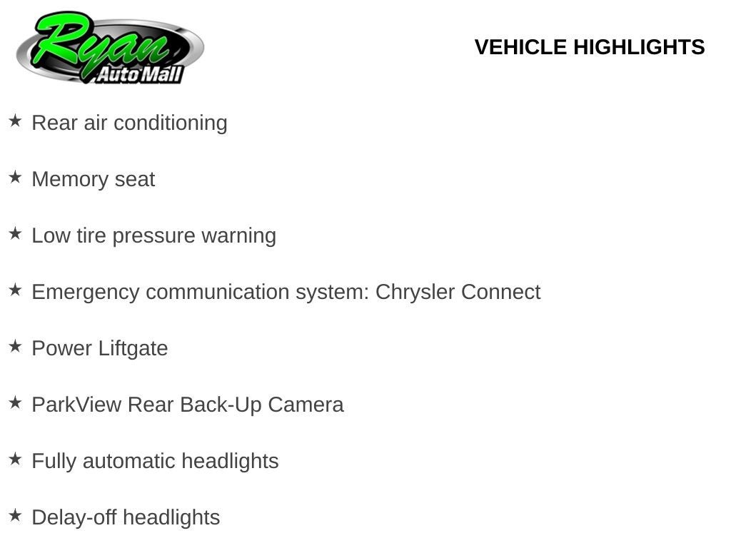 2026 Chrysler Pacifica Select