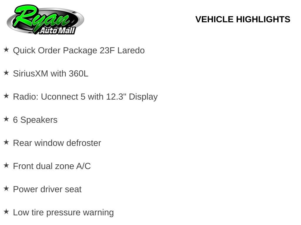 2026 Jeep Cherokee Laredo