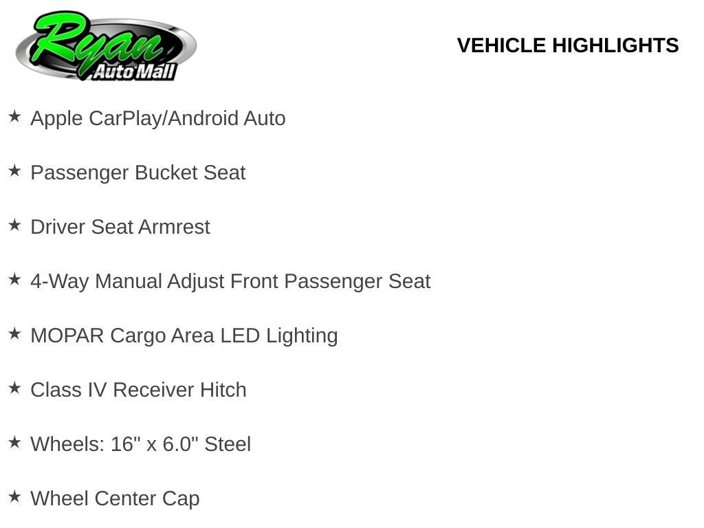 2026 RAM ProMaster 1500 Low Roof