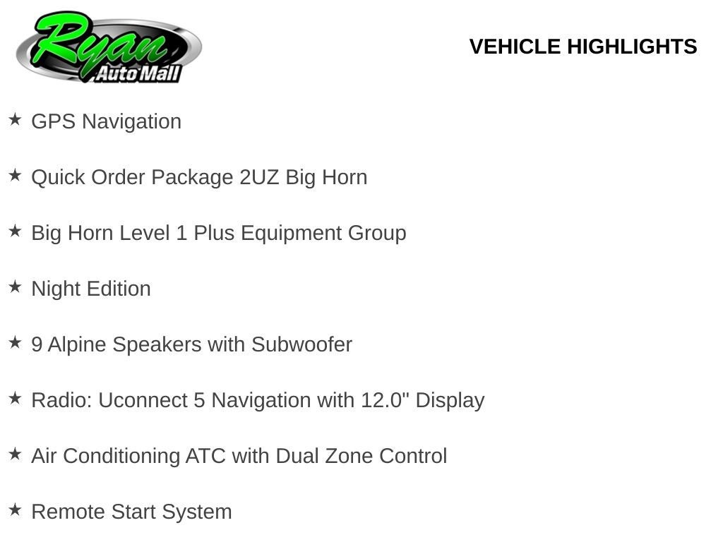 2026 RAM 2500 Big Horn