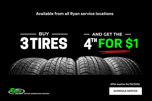 Buy 3 tires get 1 for $1