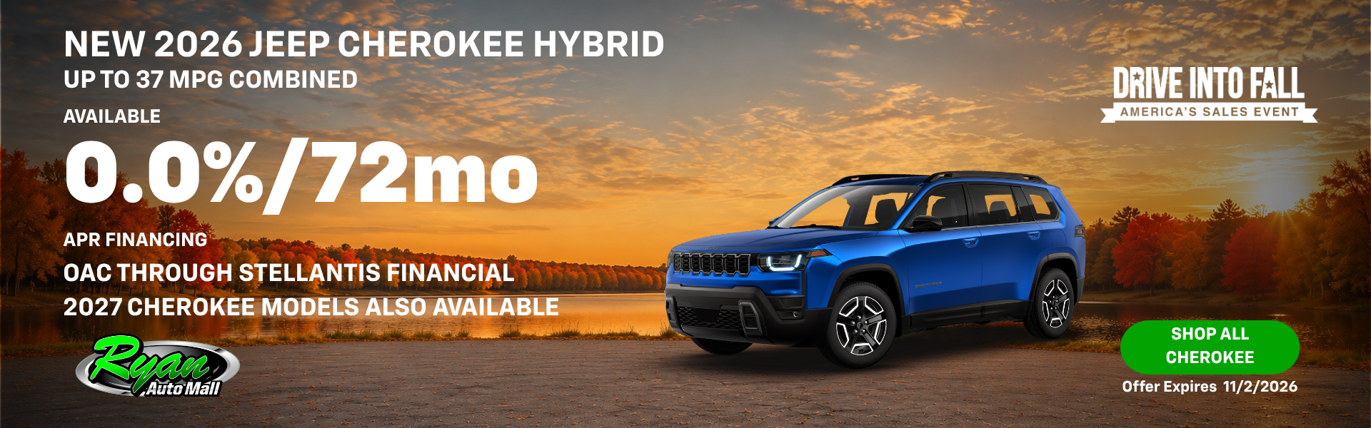 Ryan Auto Mall's Jeep Cherokee Inventory