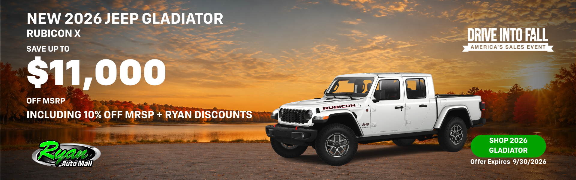 Ryan Auto Mall's Jeep Gladiator Inventory