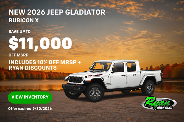 Ryan Auto Mall's Jeep Gladiator Inventory
