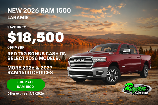 Ryan Auto Mall’s New Ram 1500 Inventory
