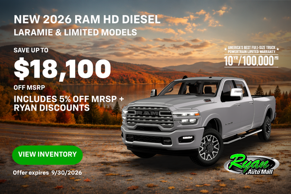 Ryan Auto Mall’s New Commercial Inventory