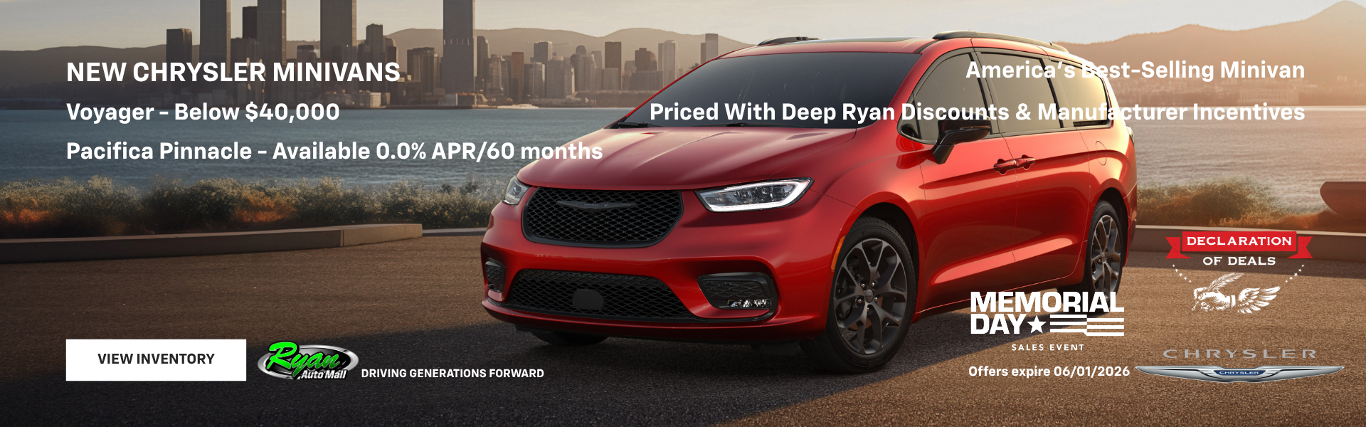 Ryan Auto Mall’s New Chrysler Inventory