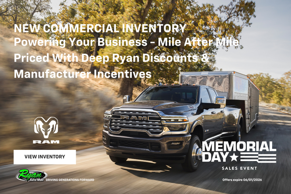 Ryan Auto Mall’s New Commercial Inventory