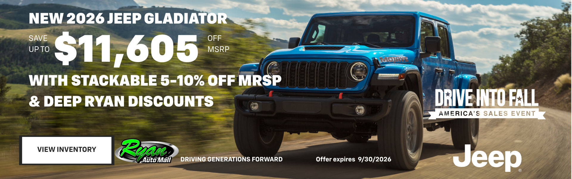 Ryan Auto Mall's Jeep Gladiator Inventory