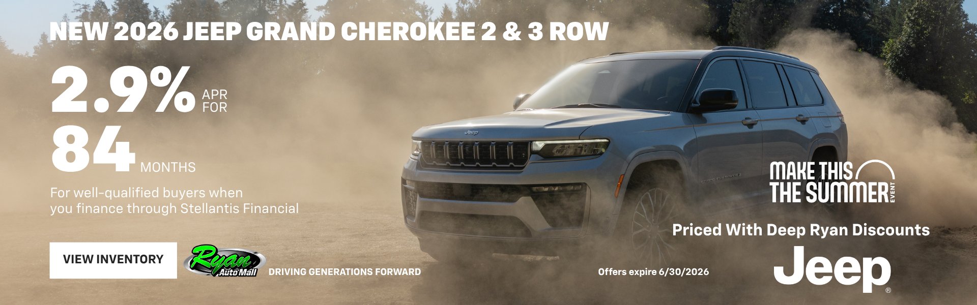 Ryan Auto Mall’s New Jeep Grand Cherokee Inventory