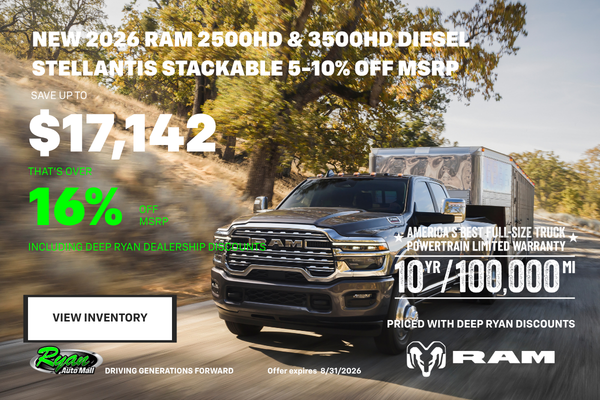 Ryan Auto Mall’s New Commercial Inventory