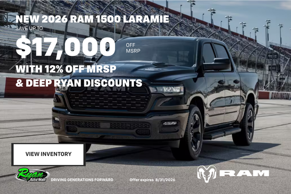 Ryan Auto Mall’s New Ram 1500 Laramie Inventory