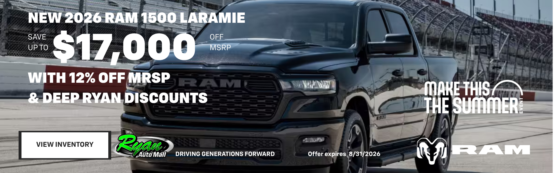 Ryan Auto Mall’s New Ram 1500 Laramie Inventory