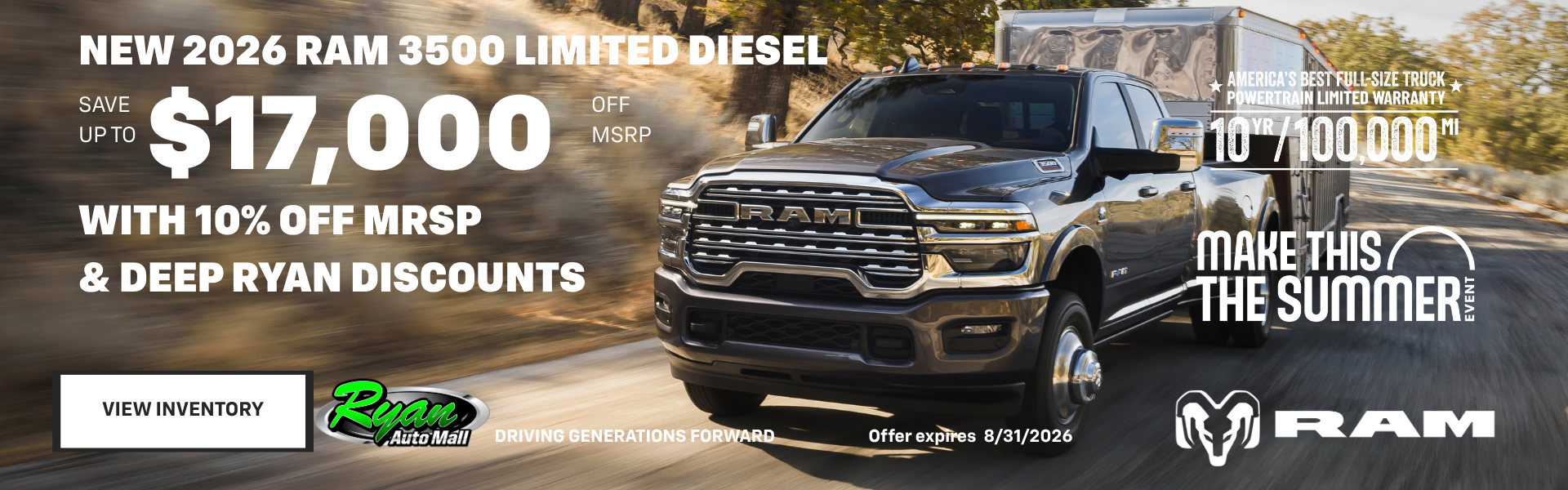 Ryan Auto Mall’s New Commercial Inventory