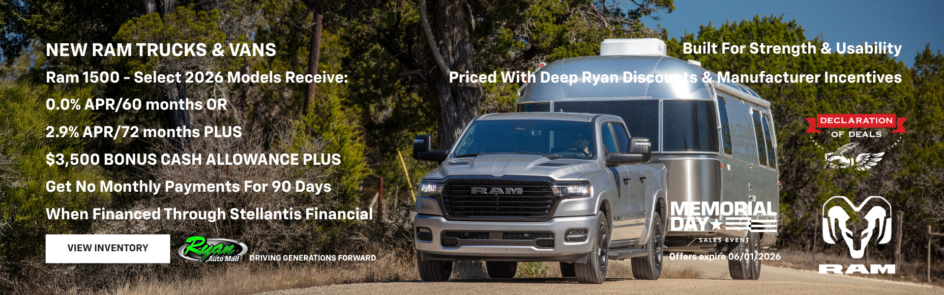 Ryan Auto Mall’s New Ram Inventory