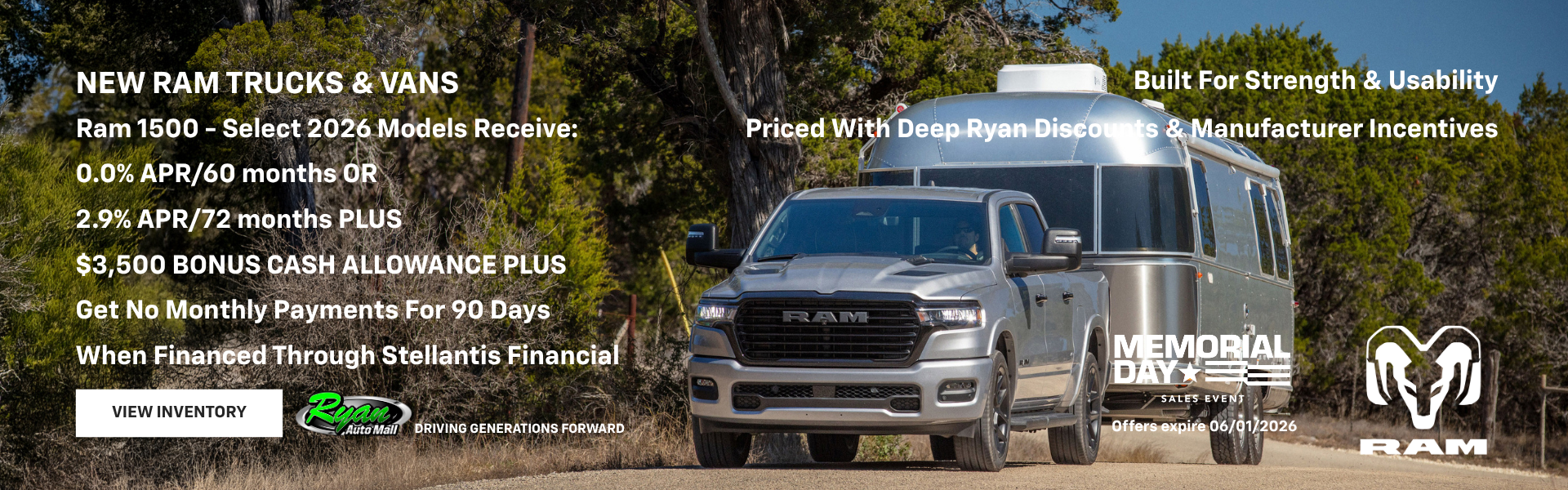 Ryan Auto Mall’s New Ram Inventory