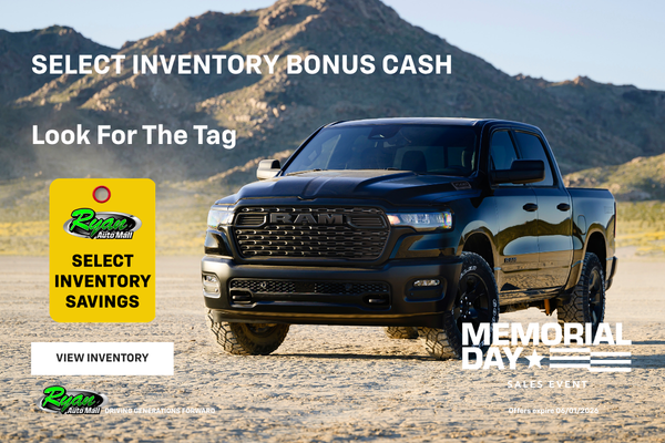 Ryan Auto Mall’s New Select Inventory