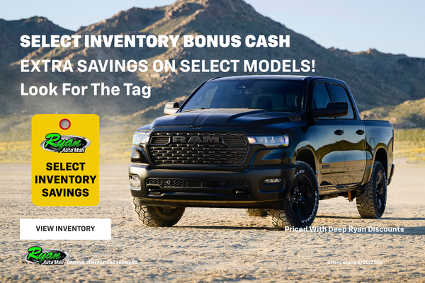 Ryan Auto Mall’s New Select Inventory