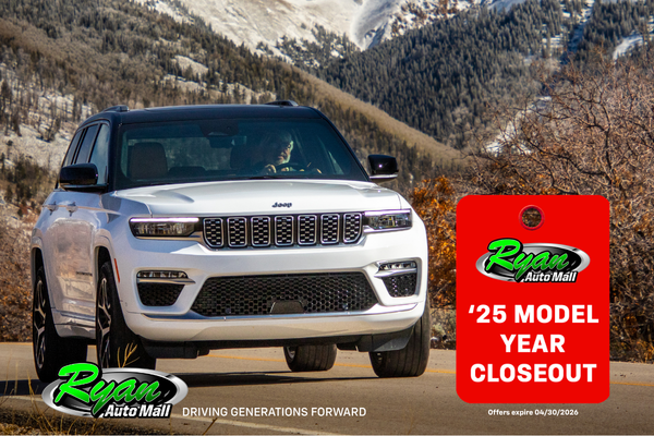 2025 Model Year Closeout