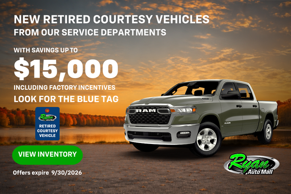 Ryan Auto Mall’s Retired Service Vehicle Inventory
